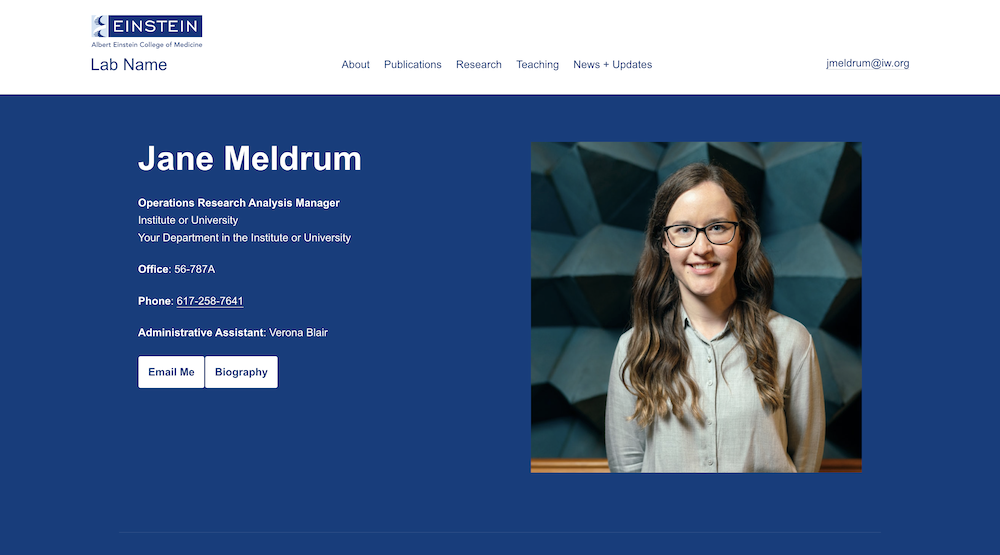 Screenshot of Meldrum theme